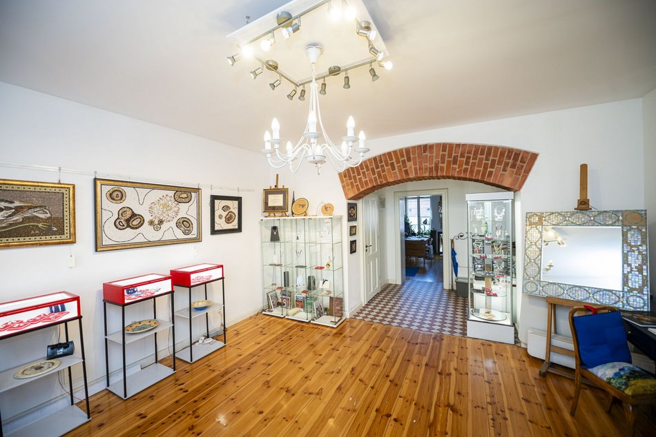 Pracownia mikromozaiki na Księżym Młynie