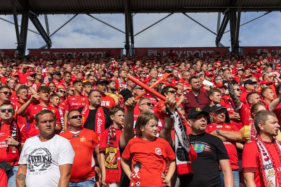 Łódź. Kibice na meczu Widzewa Łódź z Zagłębiem Lubin. Byłeś? Odszukaj się w galerii