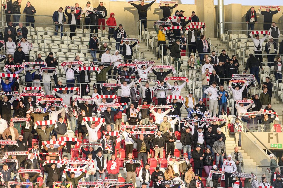 Kibice na meczu ŁKS Łódź ze Stalą Stalowa Wola. Byłeś na trybunach? Odszukaj się w naszej galerii!