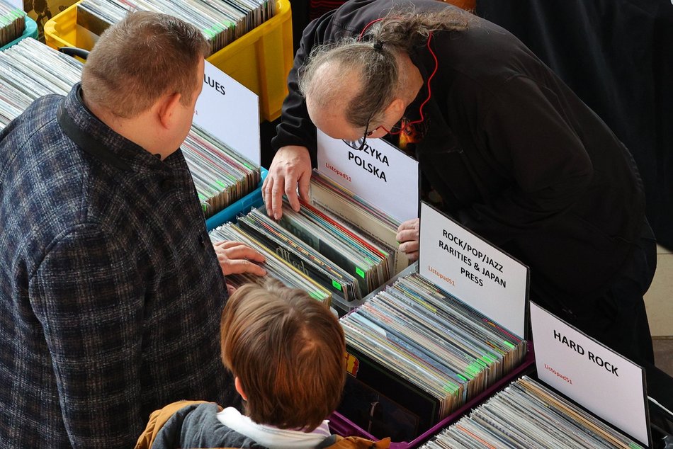 Giełda płyt winylowych w Manufakturze