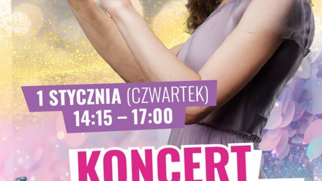 Noworoczny koncert w Aquaparku Fala w Łodzi. Kultowa muzyka wykonana przez flecistkę!