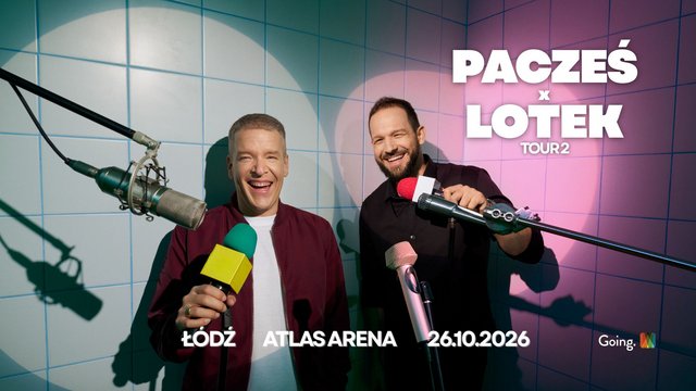 Pacześ x Lotek Tour 2 w Atlas Arenie w Łodzi. To będzie wieczór błyskotliwego humoru!