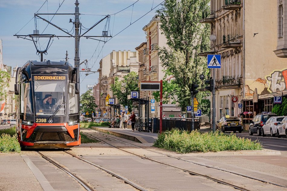 Remont torowiska na skrzyżowaniu Kościuszki i Struga. Zmiany w ruchu i MPK Łódź