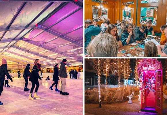 Łódź. Lodowisko, planszówki i Fuzja 