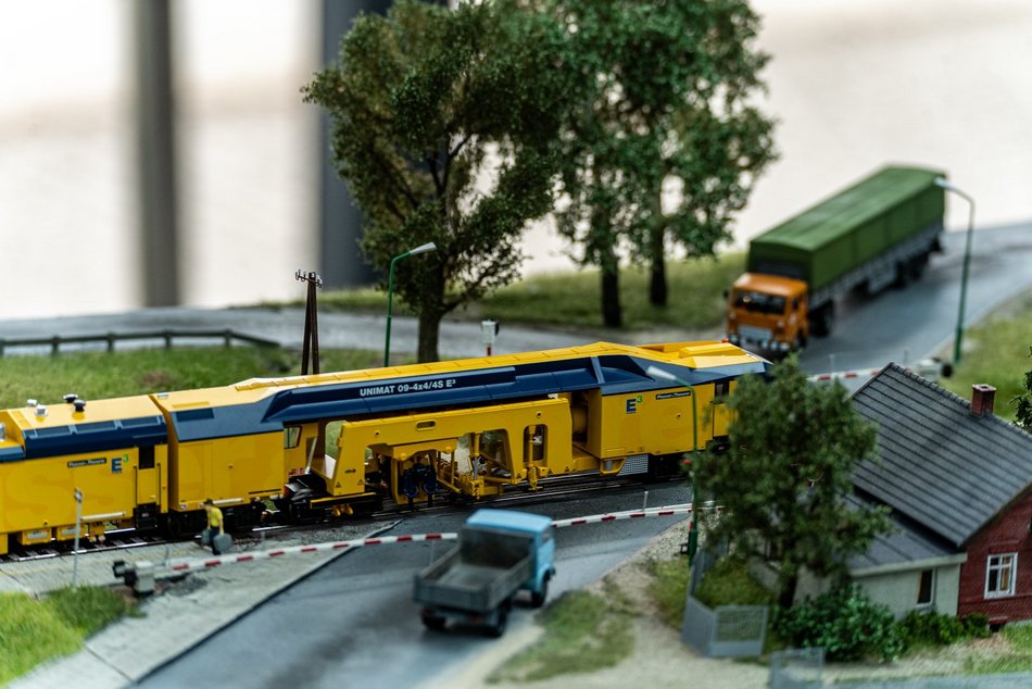 Wystawa makiet klejowych na dworcu Łódź Fabryczna