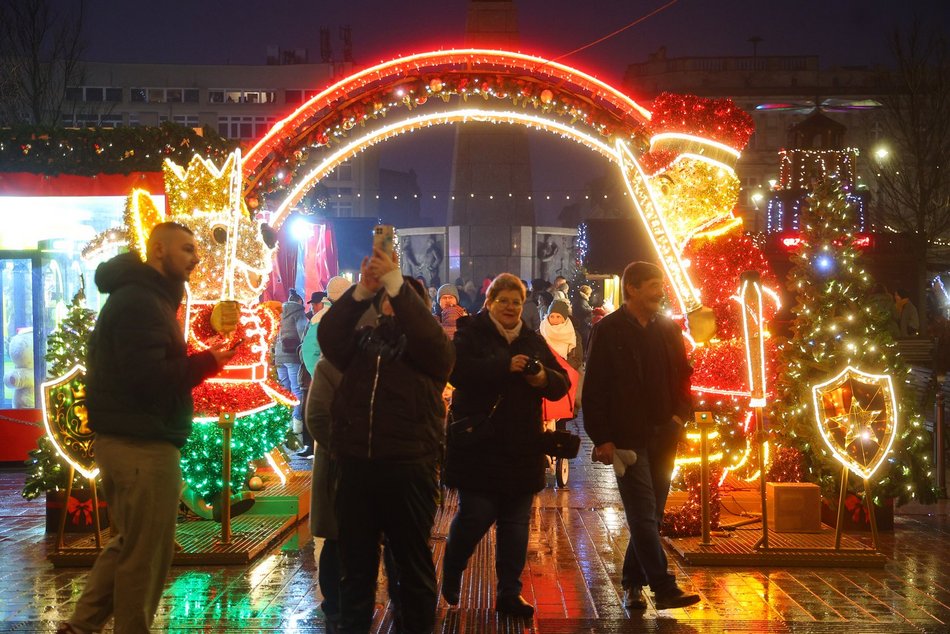 Świąteczny klimat na Jarmarku Bożonarodzeniowym w Łodzi