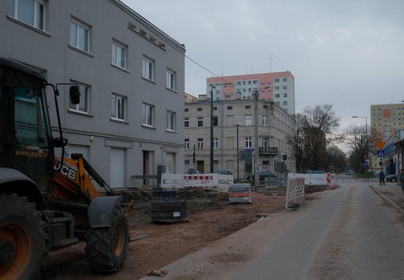 Łódź. Remont ul. Przędzalnianej w Łodzi