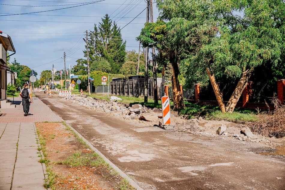 Łódź. Remont Tuszyńskiej w Łodzi. Trwają prace na kolejnym odcinku