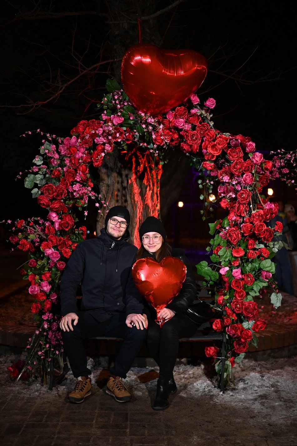 Łódź. Walentynki w Pasażu Rubinsteina w Łodzi. Aż czuć miłość w powietrzu!