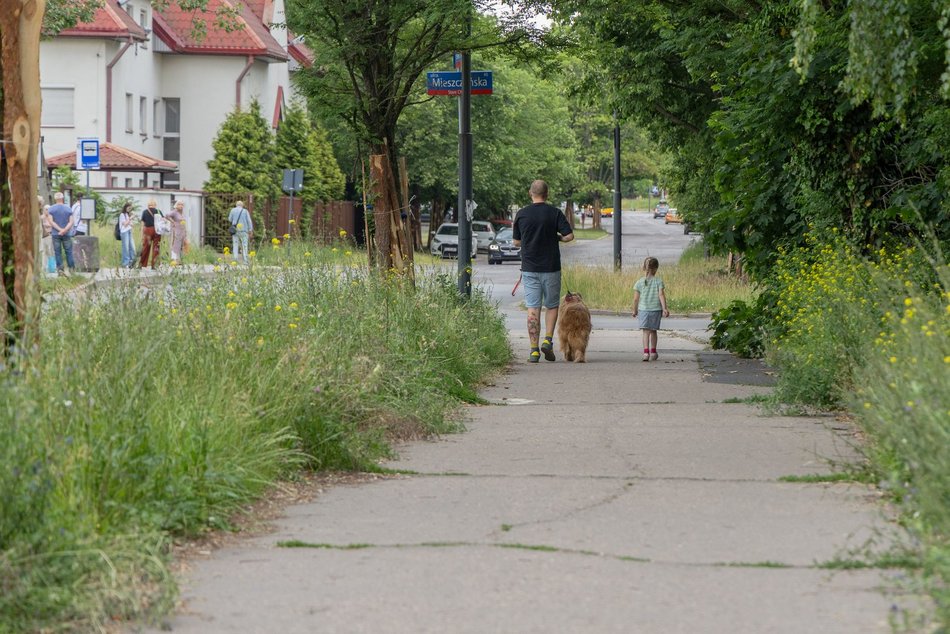 Łódź. Ulica św. Wojciecha w Łodzi