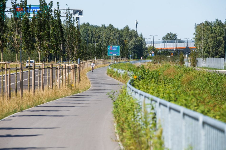 Droga rowerowa na Trasie Górna