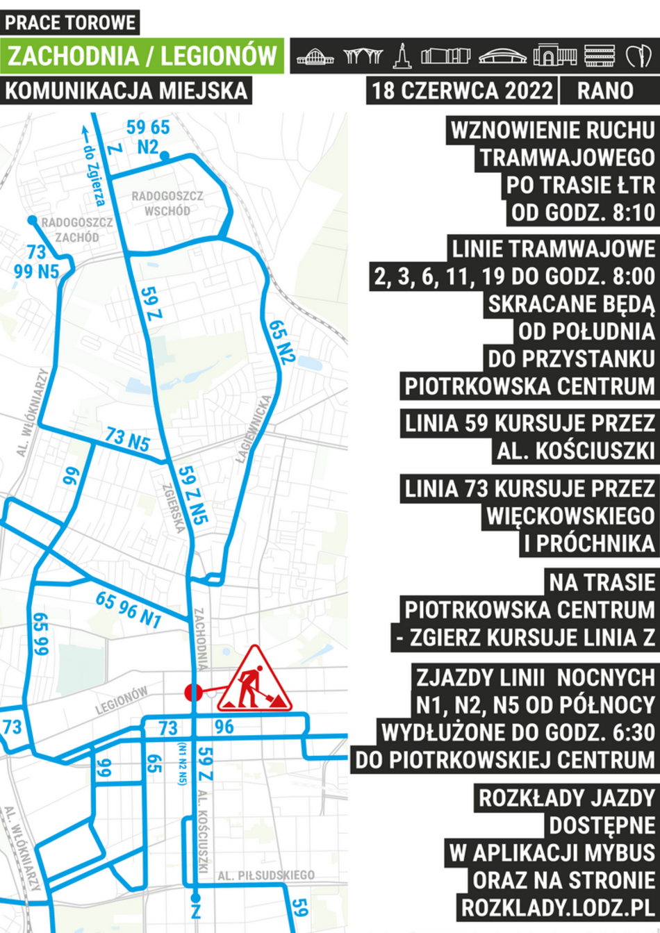 Duże zmiany w ruchu na Zachodniej
