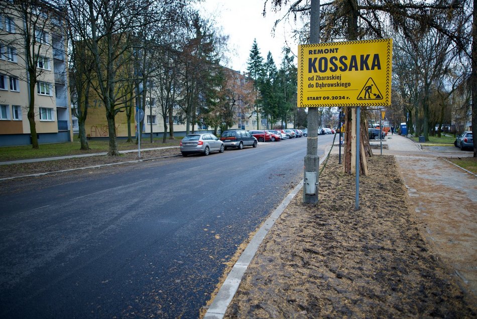 Remont Zbaraskiej i Kossaka w Łodzi. Zakończenie prac jeszcze przed Świętami!