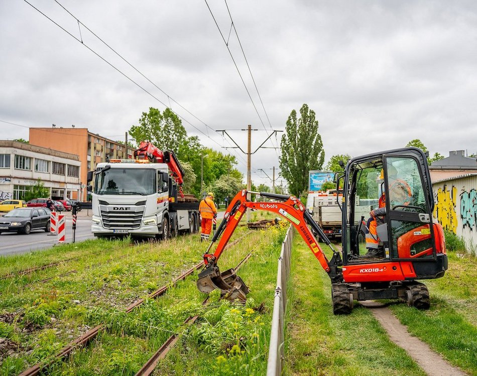 Tramwaje MPK Łódź wrócą na Chojny. Prace przy Kilińskiego nie zwalniają tempa
