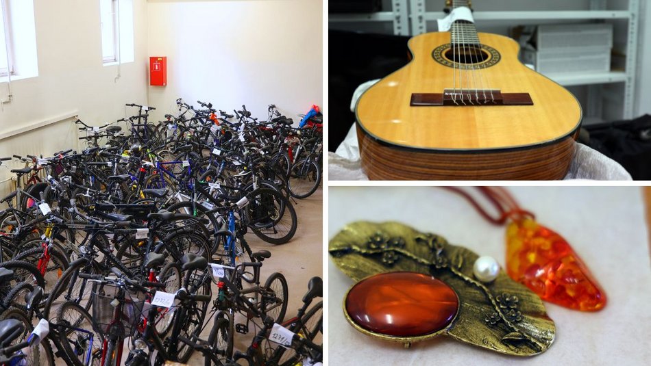 Wielka aukcja z Biura Rzeczy Znalezionych w Łodzi. Markowe rowery, pełne portfele i biżuteria!