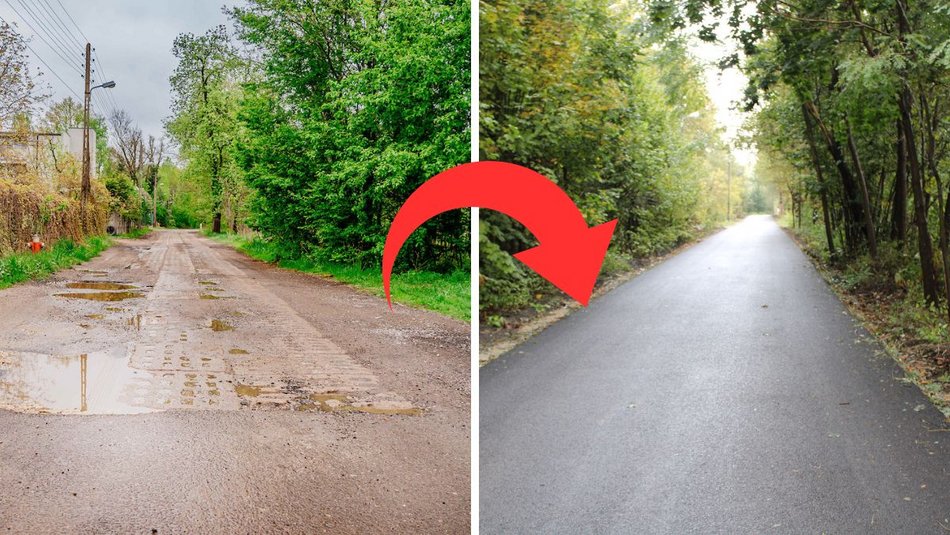 Łódź. Były gruntówki, jest równy asfalt! Te drogi w Łodzi są już po remoncie. Które następne?