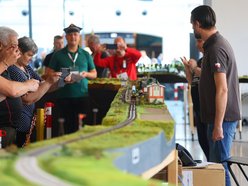 Łódź. Wystawa Makiet Kolejowych na dworcu Łódź Fabryczna. Święto miłośników pociągów