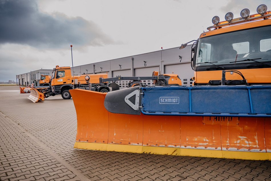 Lotnisko w Łodzi gotowe na zimę