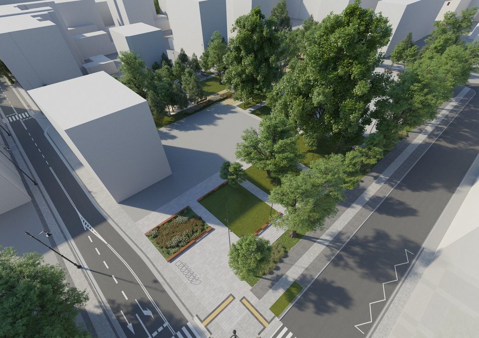 Tak po zmianach ma wyglądać plac Komuny Paryskiej