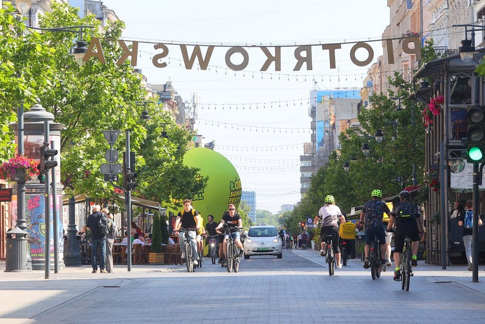 Lato zawitało na Piotrkowską i plac Wolności. To gorący weekend w Łodzi