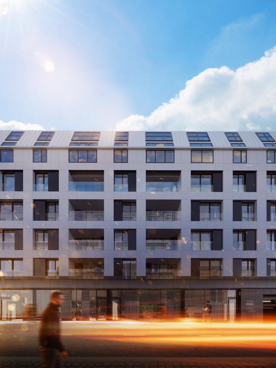 wizualizacja domu mieszkalnego