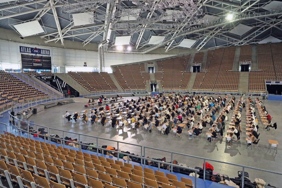 Egzamin lekarzy w Atlas Arenie