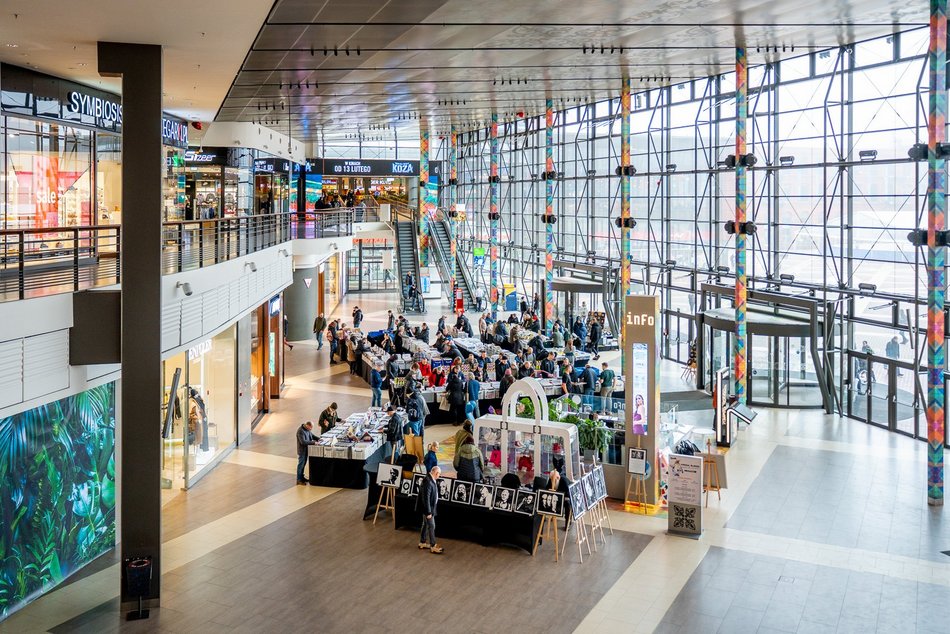 Łódź. Giełda winyli w Manufakturze