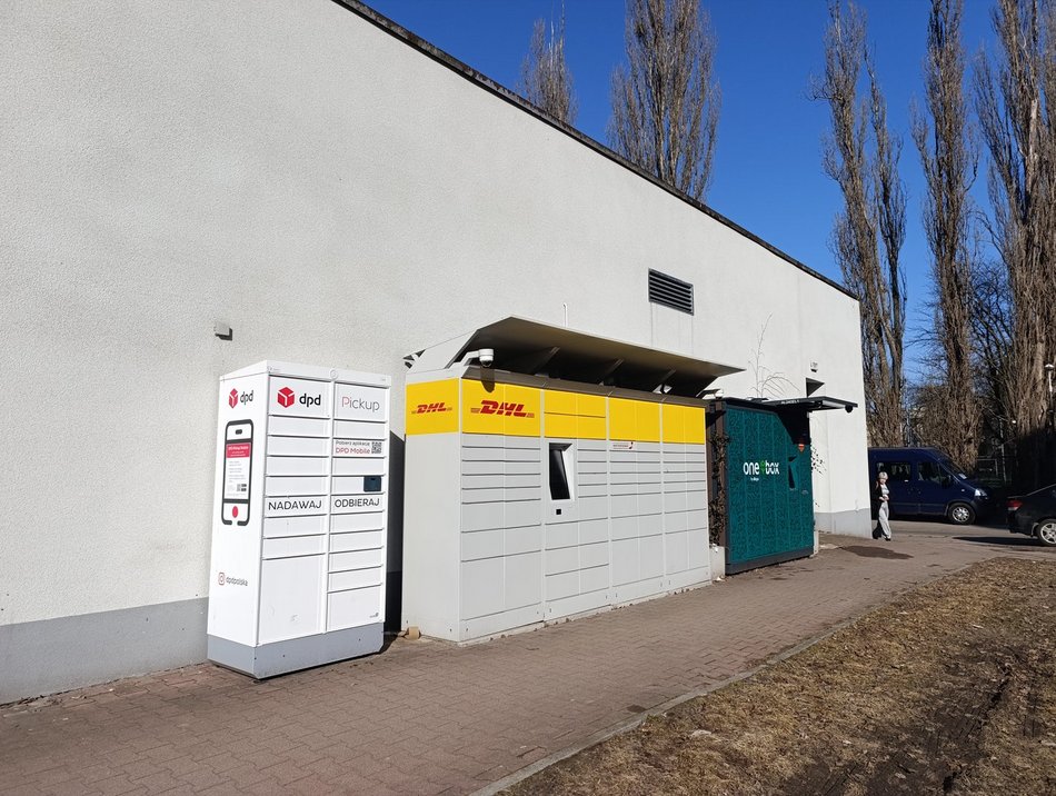 Łódź. Paczkomaty