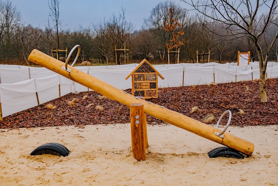 Łódź. Nowości w parku Pileckiego w Łodzi! Fabryka piasku, więcej zieleni i kosze na śmieci