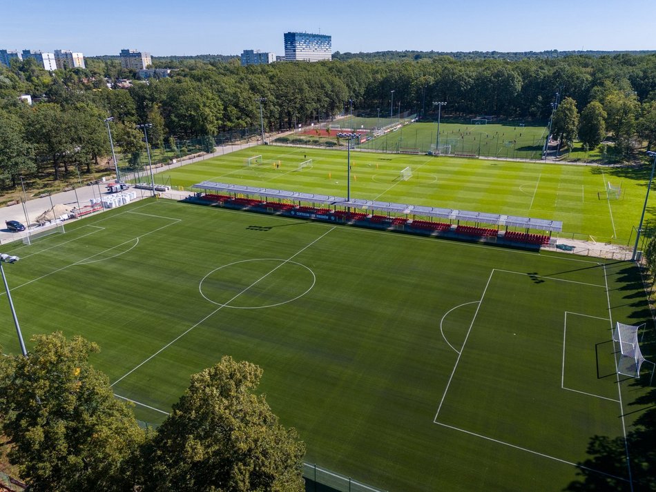 Boiska treningowe przy ul. Małachowskiego w Łodzi