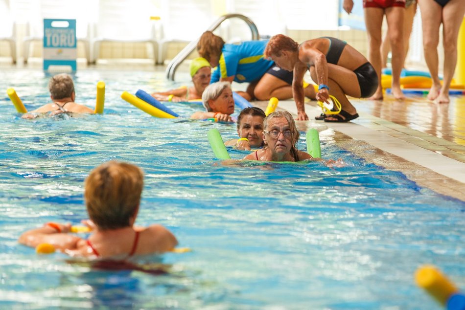 Finał Senioraliów w Aquaparku Fala