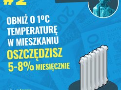 Jak oszczędzać? Dekalog oszczędzania - Obniż o 1 stopień temperaturę w mieszkaniu