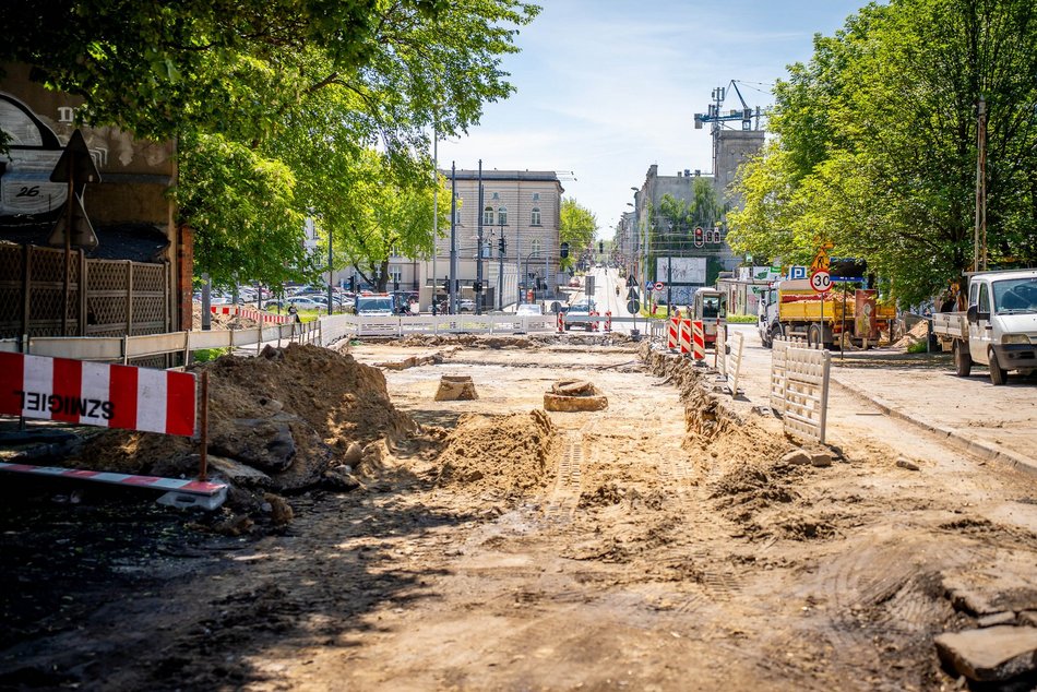 Łódź. Remont Franciszkańskiej w Łodzi