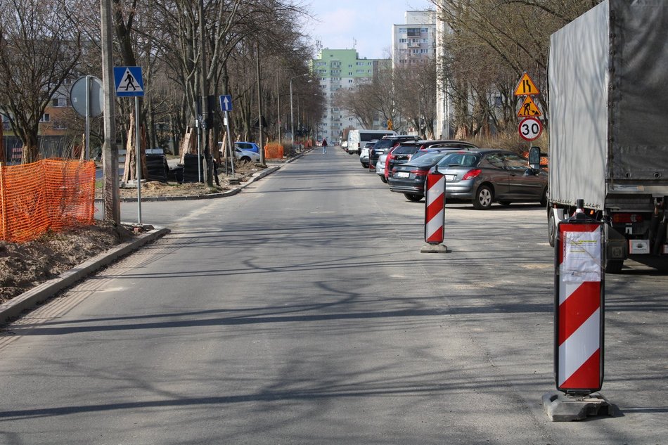 Łódź. Remont ul. Łanowej w Łodzi