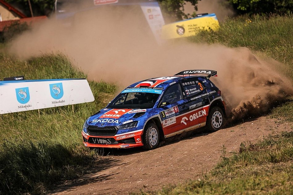 Mamy lidera! Miko Marczyk i Szymona Gospodarczyk w ORLEN OIL 81. Rajdzie Polski