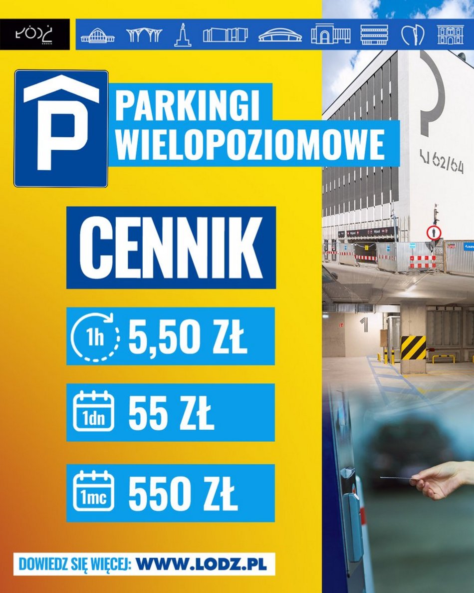Pierwszy parking wielopoziomowy w Łodzi otwarty! Godzina postoju tańsza niż przy ulicy!