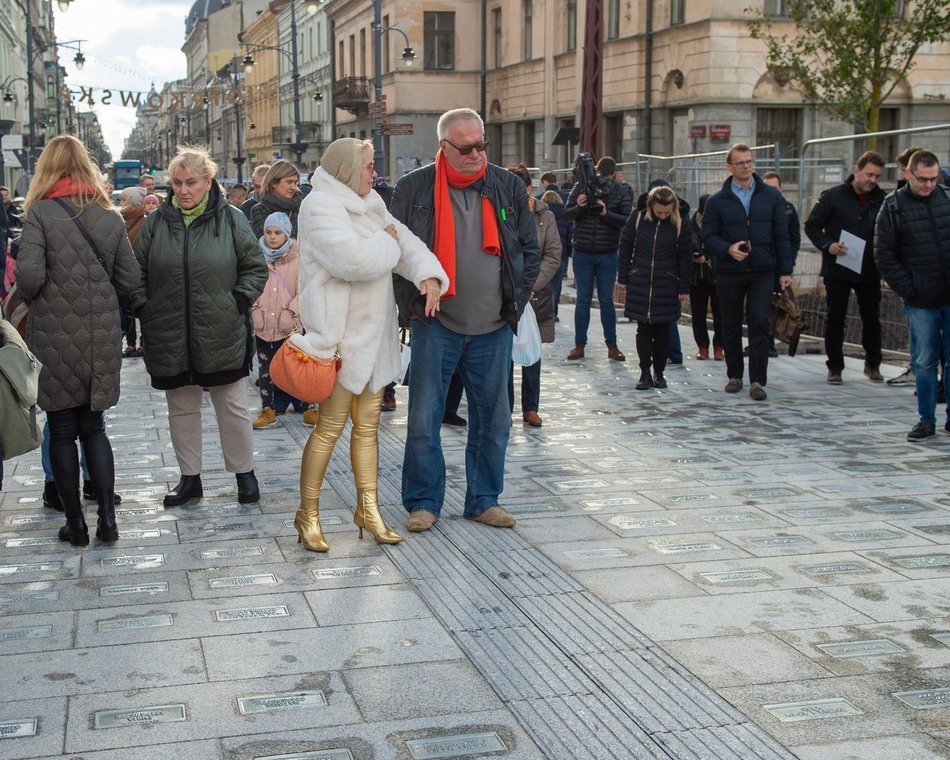 Odsłonięcie pomnika na placu Wolności