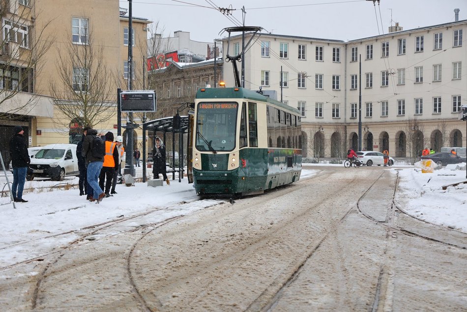 Specjalistyczny tramwaj testował torowisko