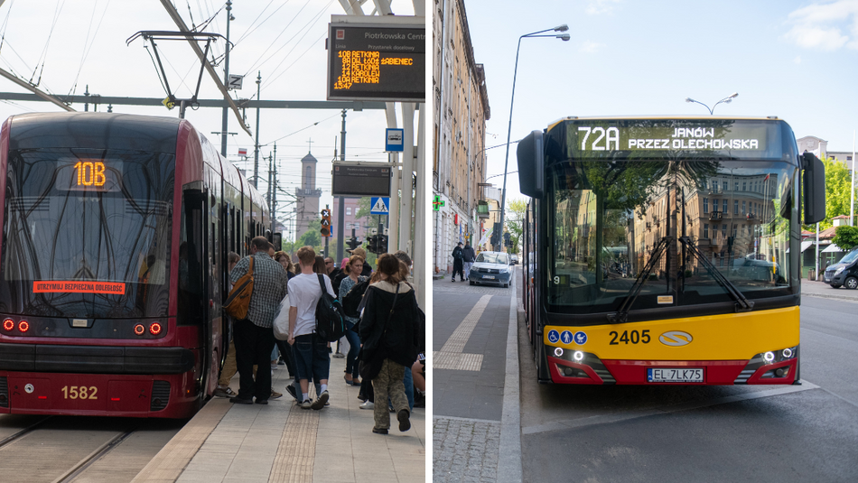 Łódź. Najdłuższe i najkrótsze linie MPK Łódź. Które pojazdy mogą startować w maratonach, a które w sprintach?