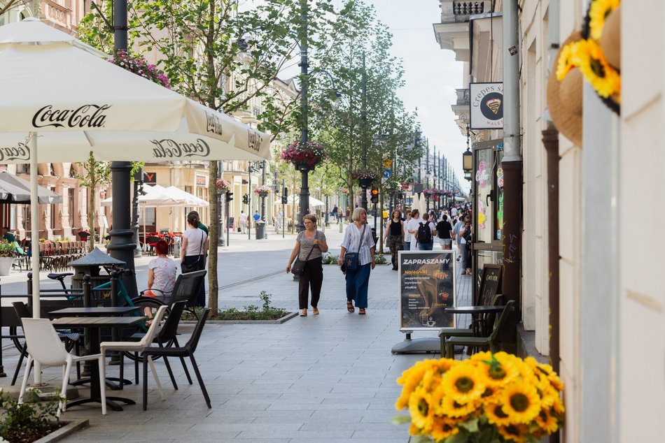 Łódź. Piotrkowska