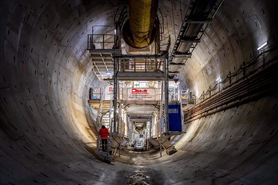 Tunel średnicowy pod Łodzią. Tarcza Katarzyna gotowa do drążenia