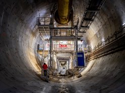 Tunel średnicowy pod Łodzią. Tarcza Katarzyna gotowa do drążenia