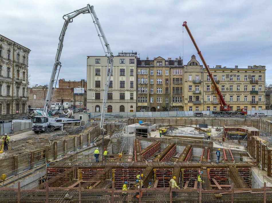 Tunel średnicowy pod Łodzią. Budowa stacji Łódź Śródmieście