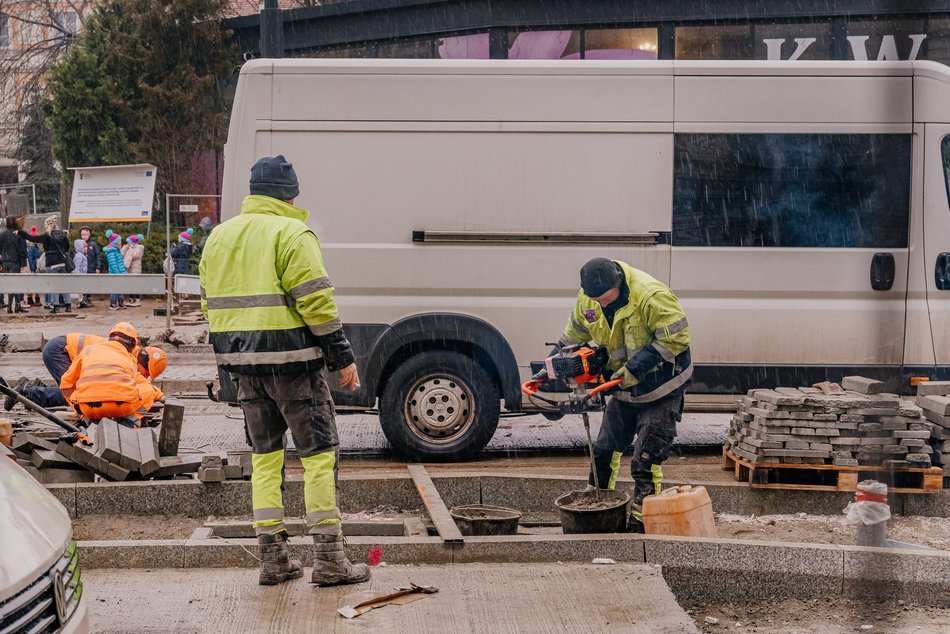 Remont skrzyżowania Legionów i Zachodniej