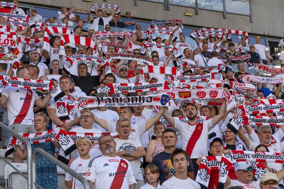 Łódź. Kibice na meczu ŁKS Łódź ze Stalą Mielec. Byłeś? Odszukaj się w naszej galerii
