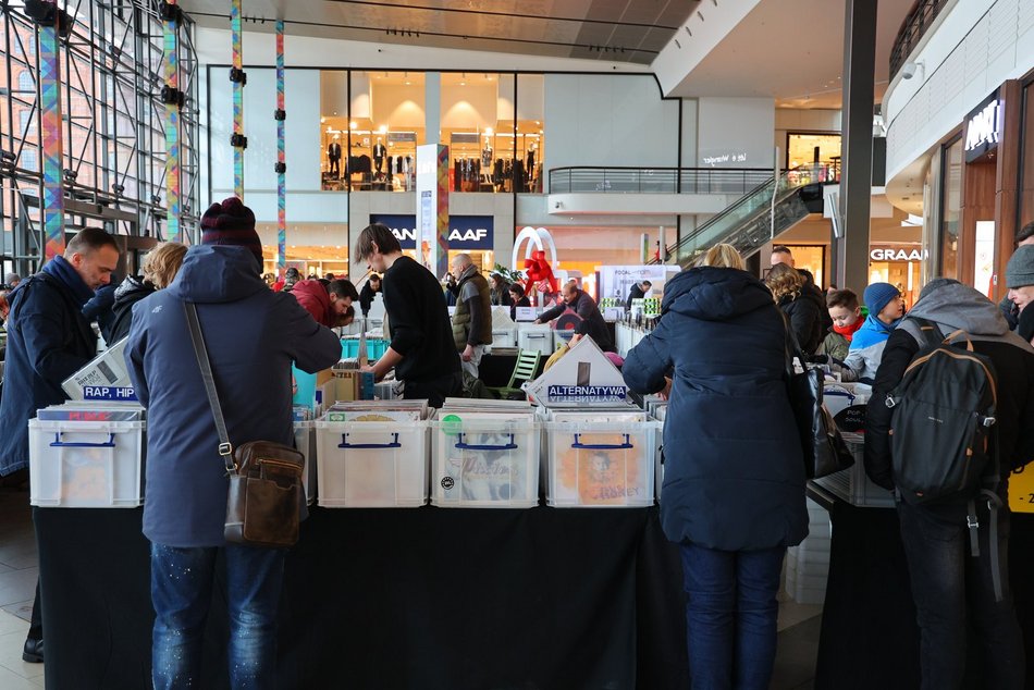 Giełda płyt winylowych w Manufakturze