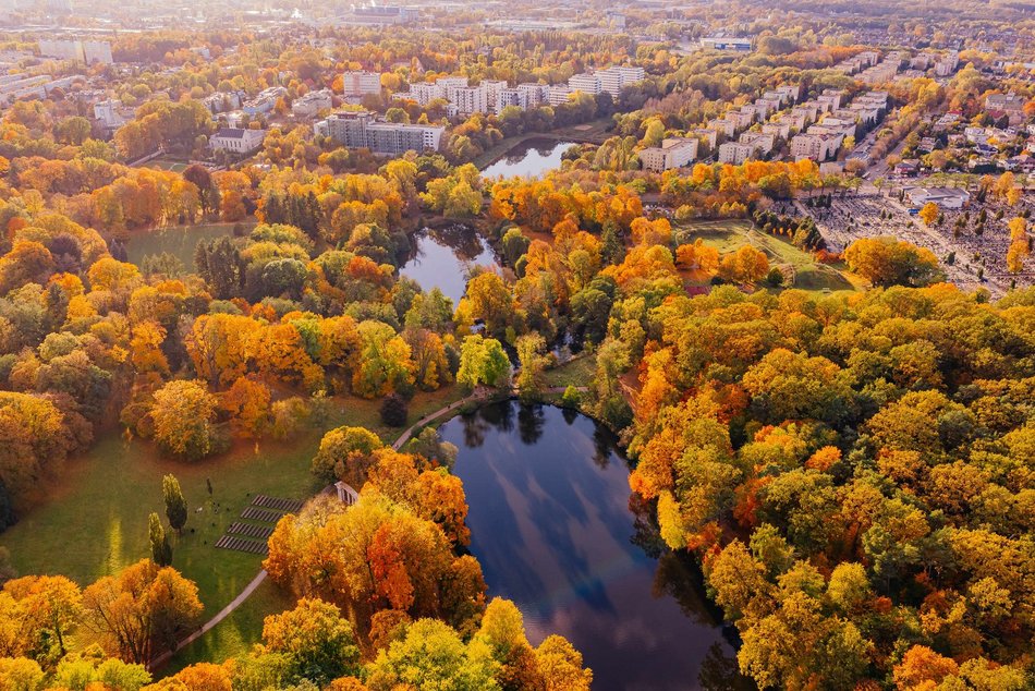 Łódź. Jesienna Łódź z lotu ptaka. Te zdjęcia zapierają dech w piersiach