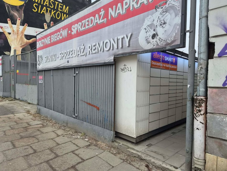 Łódź. Paczkomaty