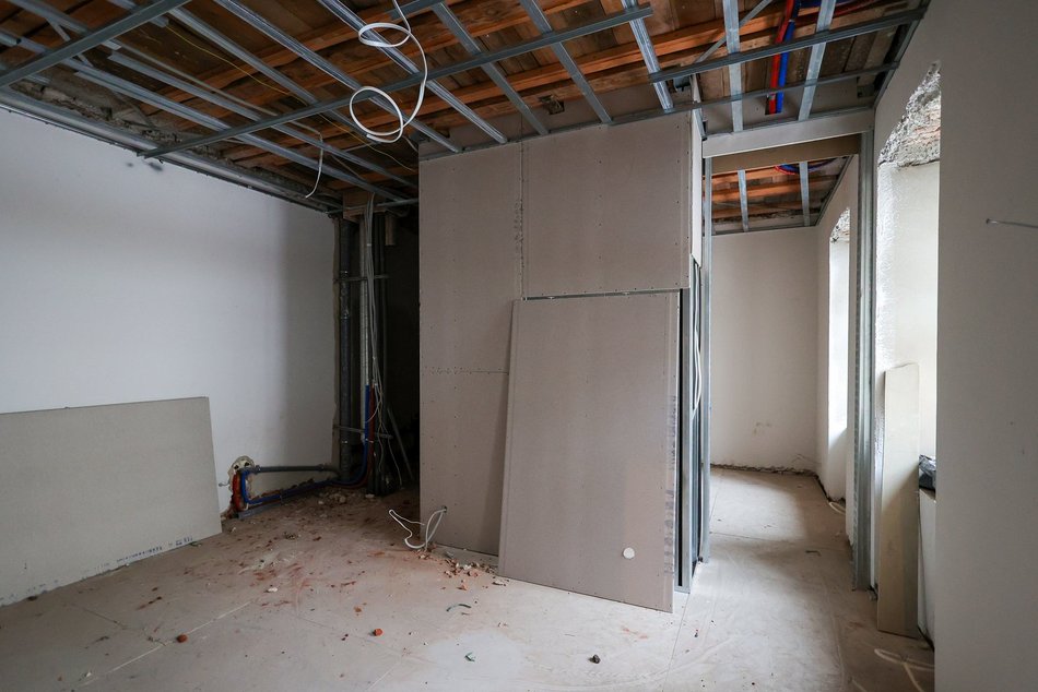 Kamienica przy Północnej 7 w trakcie remontu