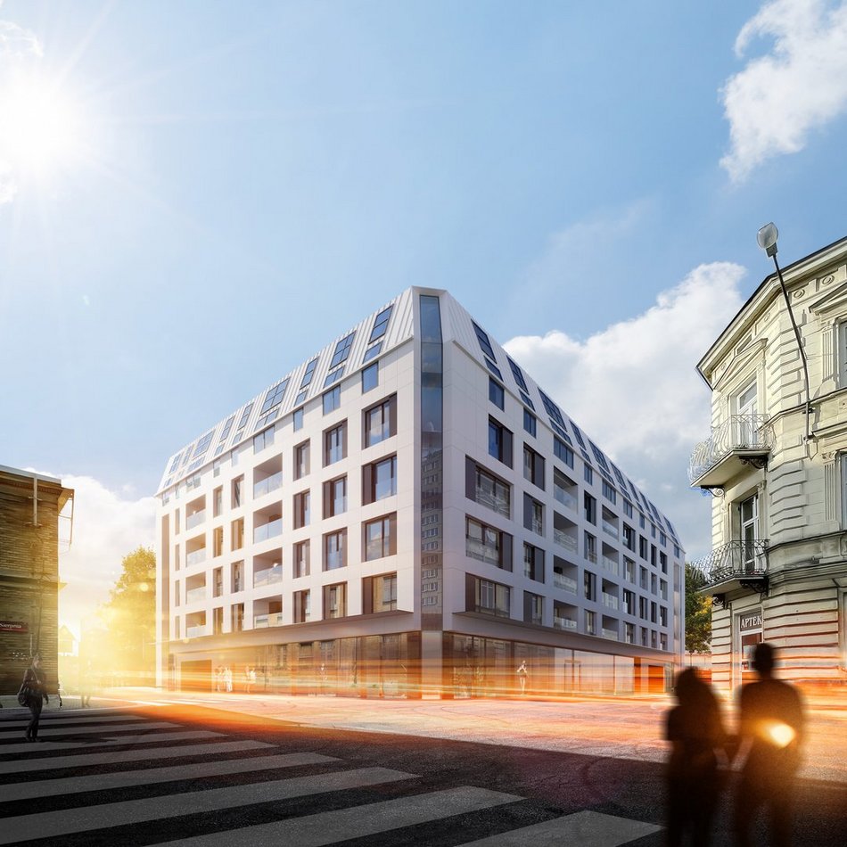 wizualizacja domu mieszkalnego